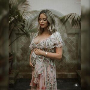 Camilla Frill Sleeve Long Dress Starship Sistas